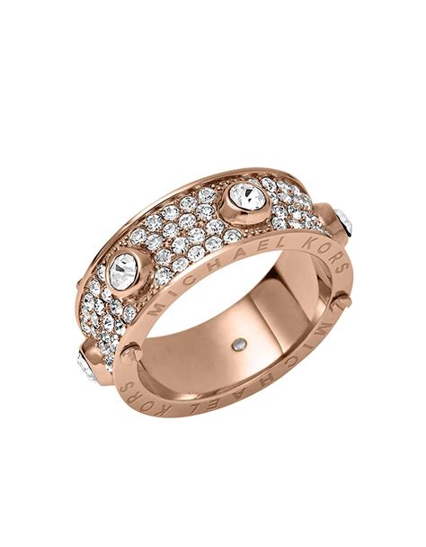 michael kors rose gold ring ring|michael kors rings for women.